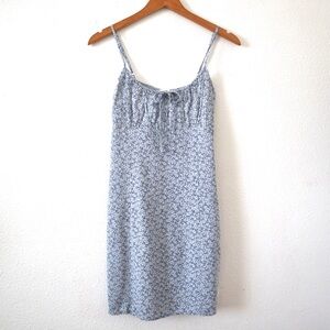 Brandy Melville blue floral Jennifer mini dress